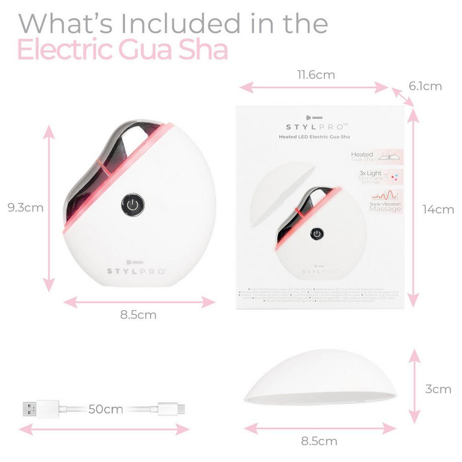 STYLPRO  Gua Sha Èlectrique Avec LED Chauffantes  