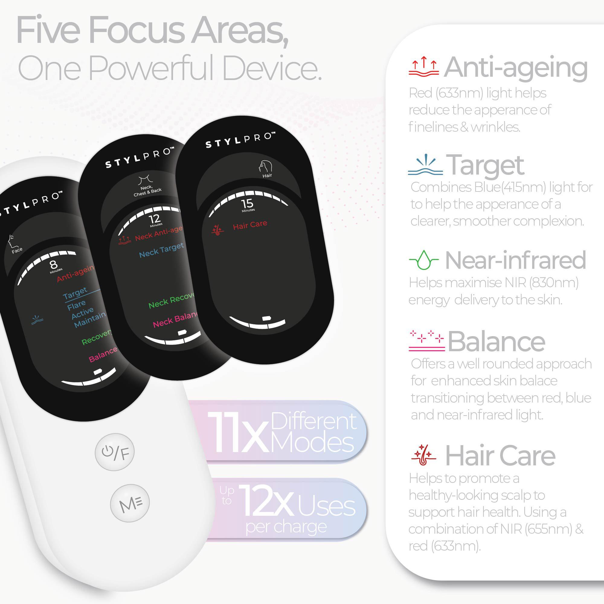 STYLPRO  LED-Maske 5-in-1 