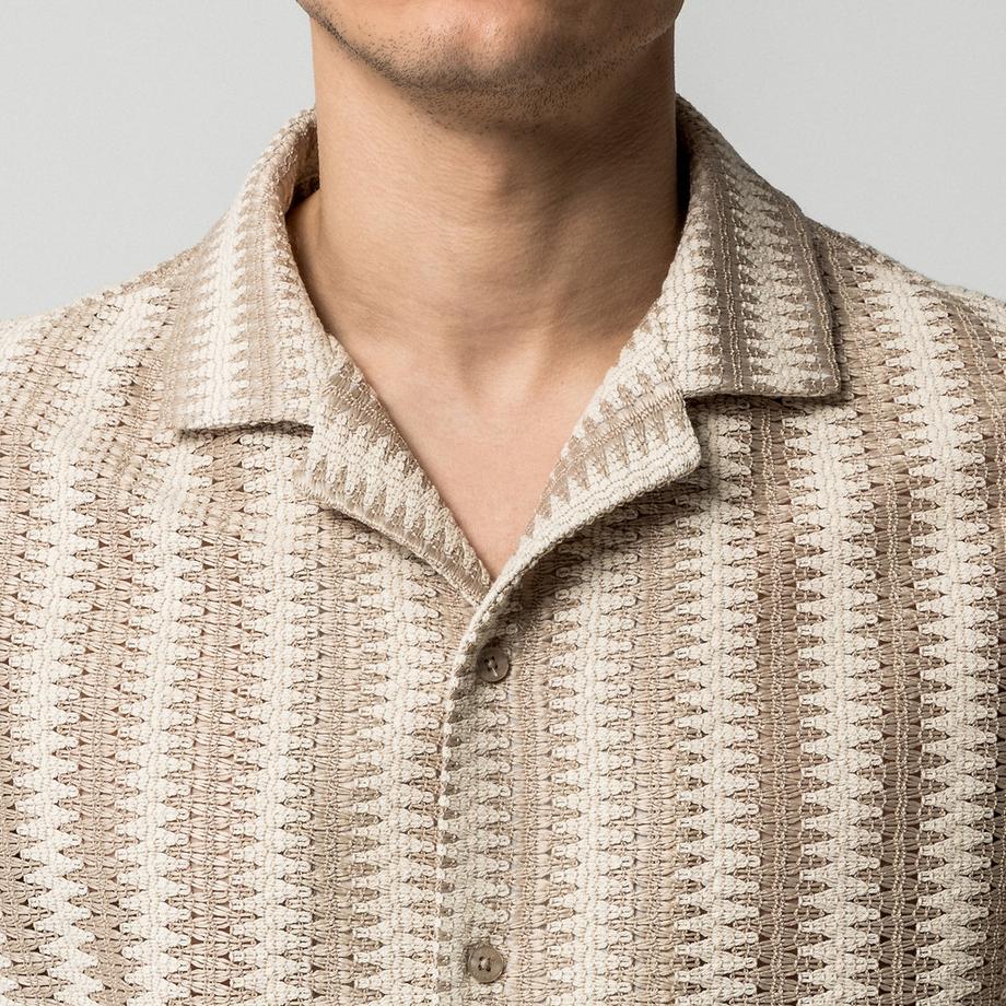 Manor Man Camicia a Maniche Corte  