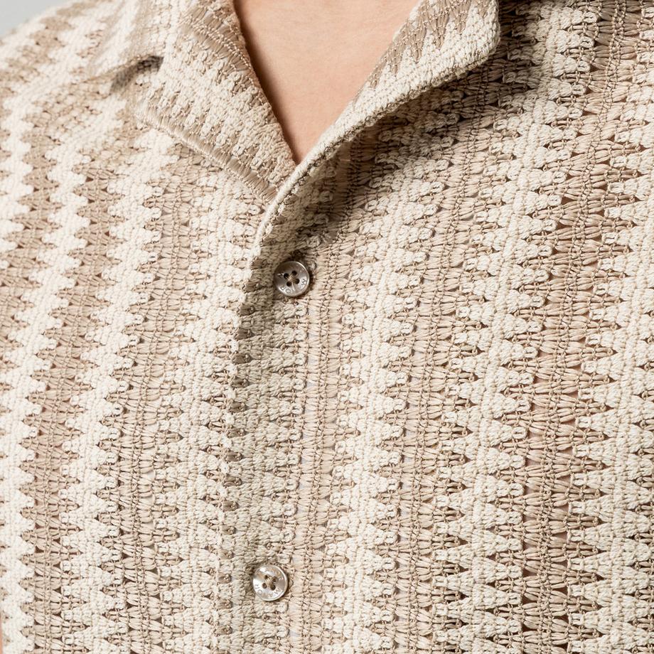 Manor Man Camicia a Maniche Corte  