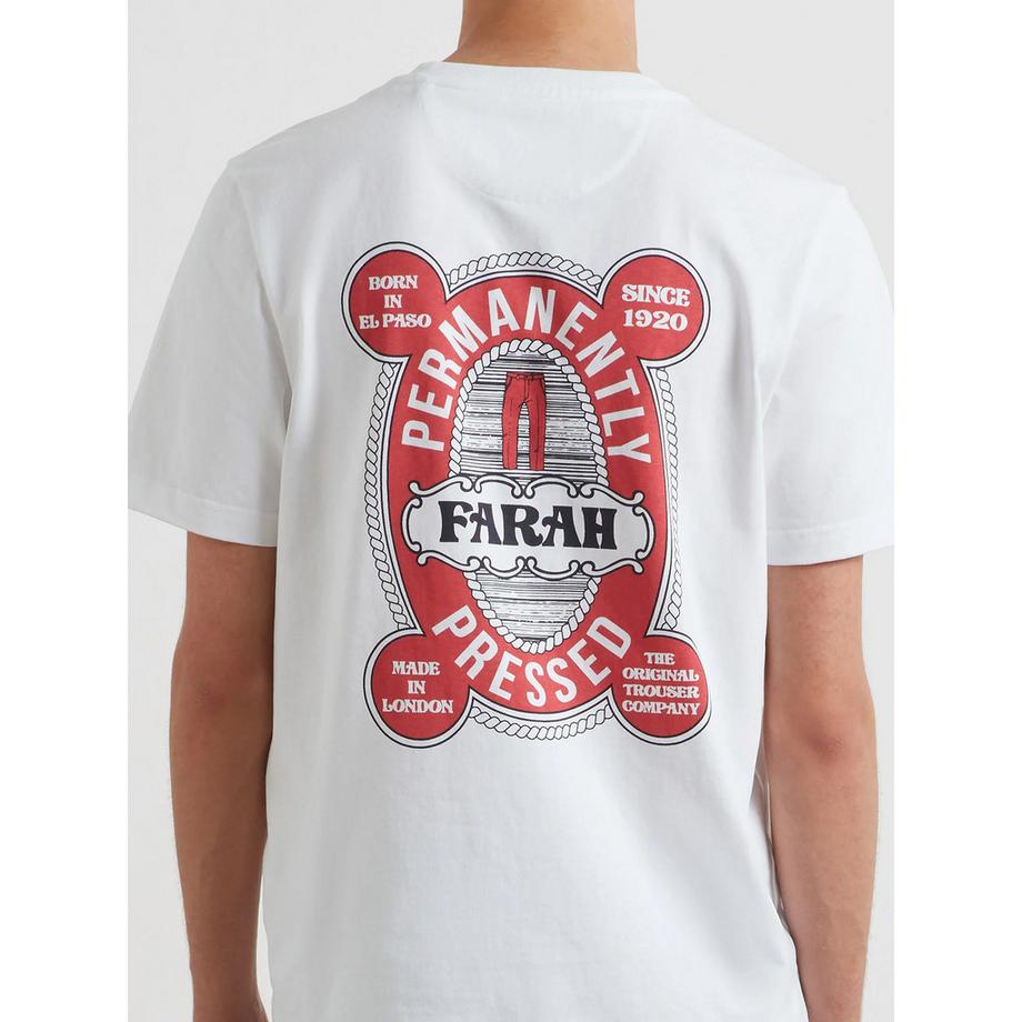 FARAH T-Shirt avec Imprimé Logo  