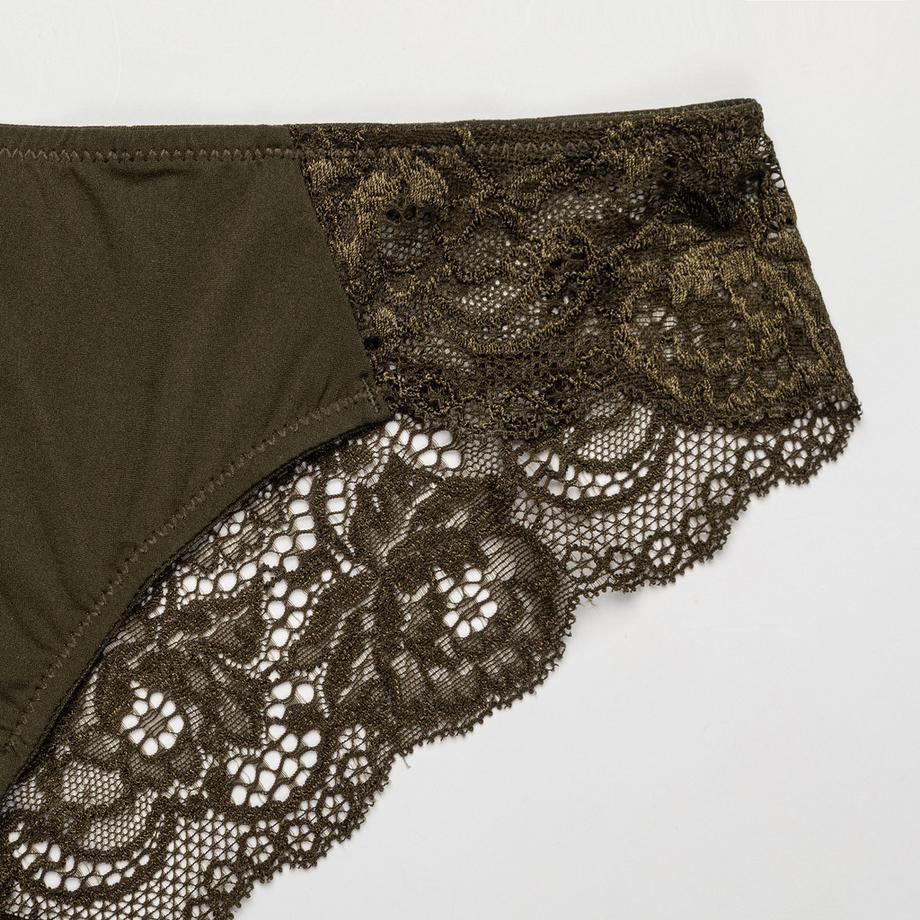 Manor Woman Slip mit Spitzenbesatz  