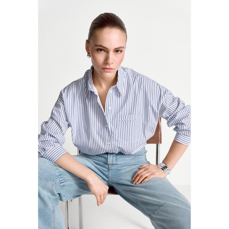 Rich & Royal Camicetta a righe a maniche lunghe  