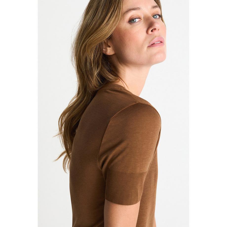 Rich & Royal T-shirt a maniche corte con scollo a V  