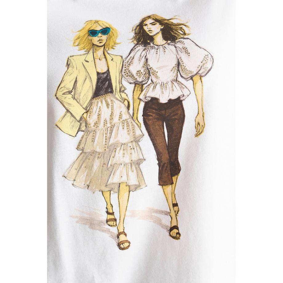 Rich & Royal T-shirt stampata a maniche corte  
