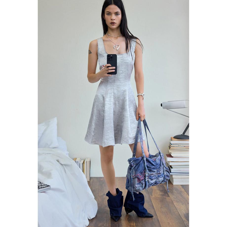 Desigual Robe Mini Sans Manches  