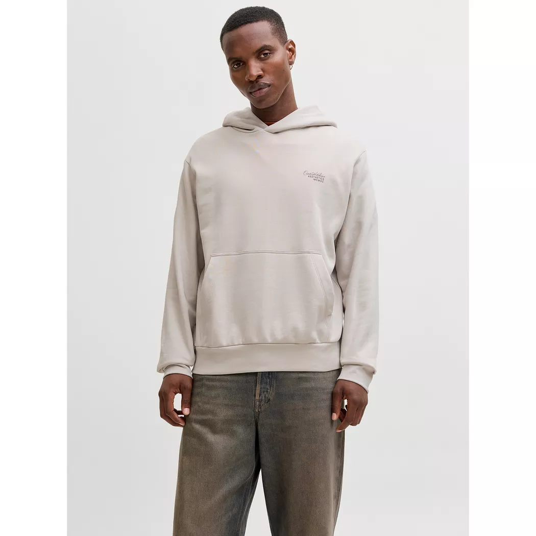 JACK & JONES Kapuzensweater - Hoodie JJROAR beige   L herren