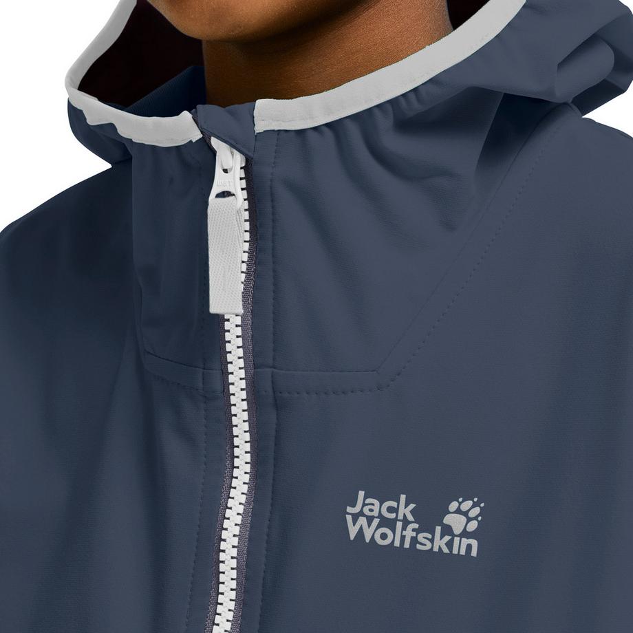 Jack Wolfskin Sandbird Hooded Softshell Jacke Kinder  