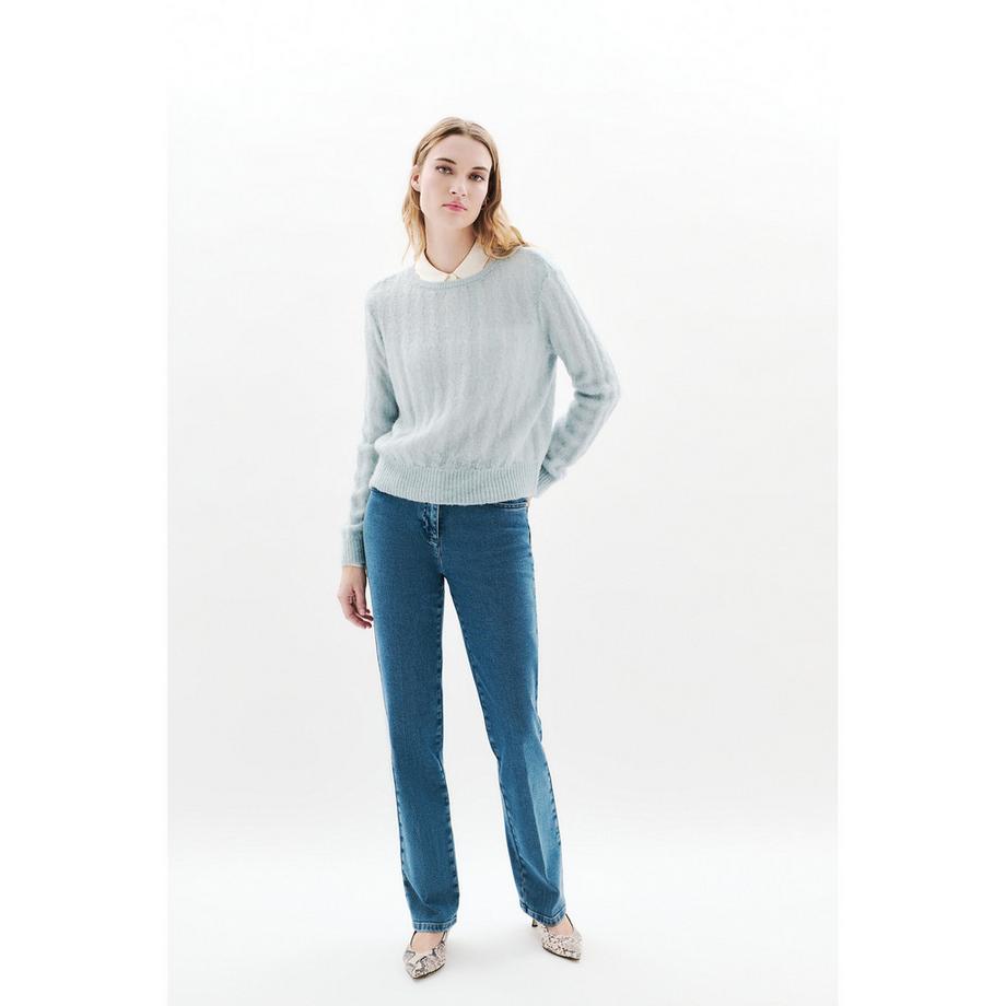 Caroll Pull à motif torsadé  