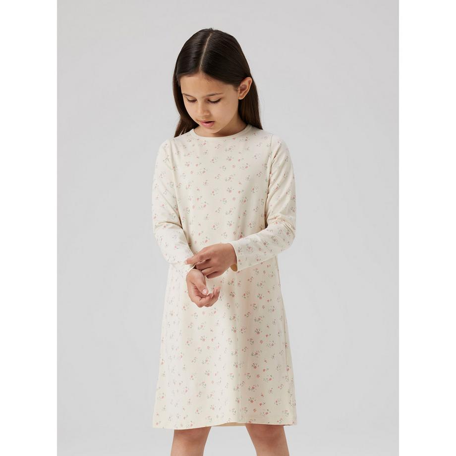 Name It Camicia da Notte a Maniche Lunghe con Motivo Floreale  