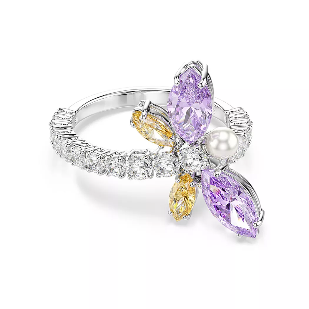 Swarovski - Ring, Ariana Grande x 60, Silberfarben