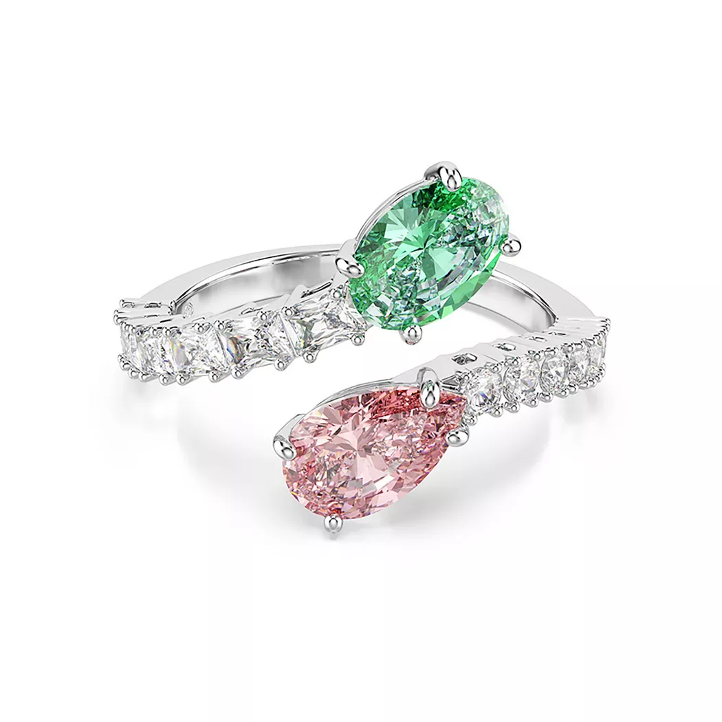 Swarovski - Ring, Ariana Grande x 55, Silberfarben