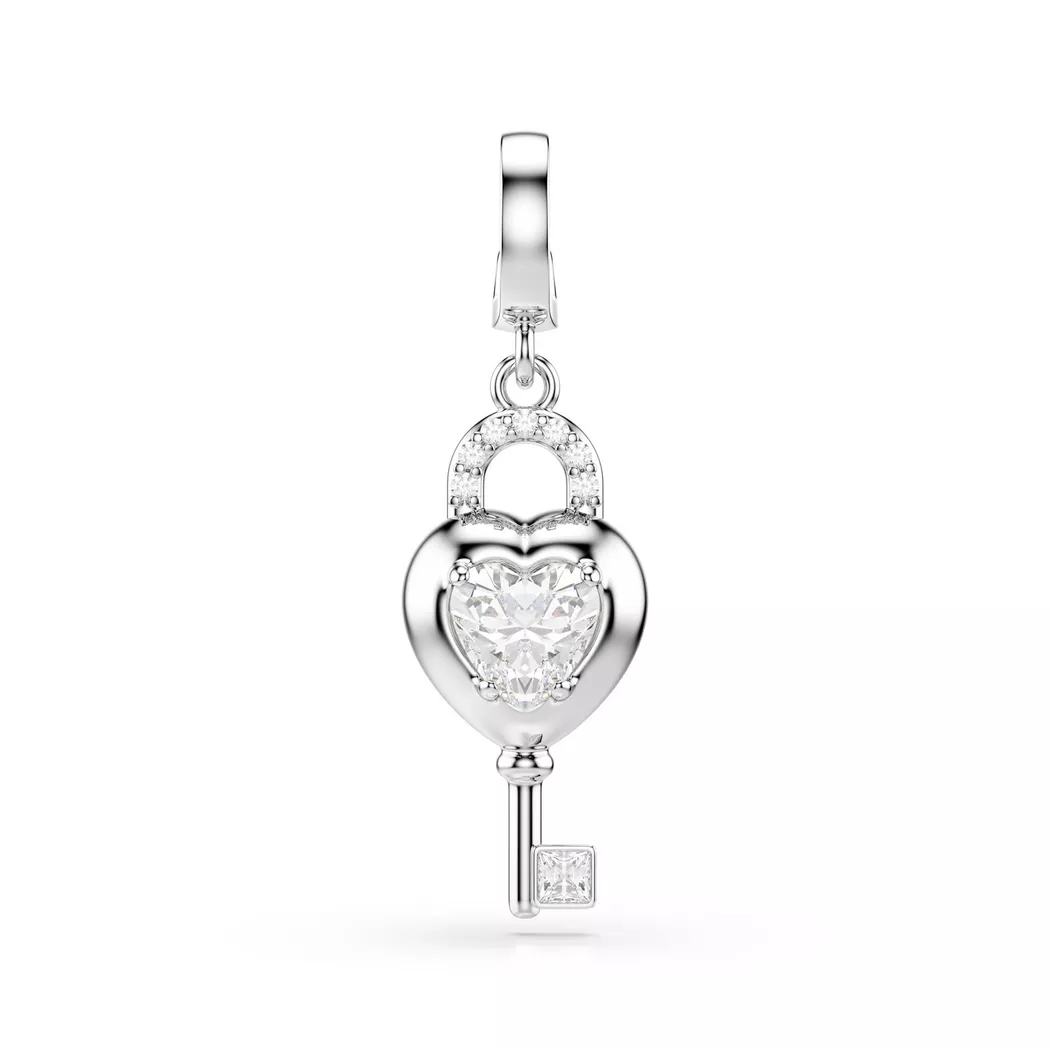 Swarovski - Charm, Idyllia, One Size, Silberfarben