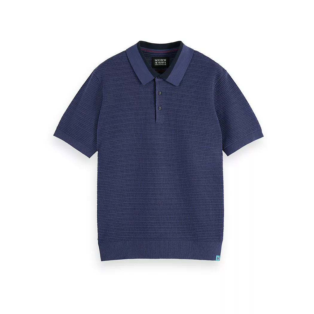 Scotch & Soda Polo à Manches Courtes 182273 Regular Fit Oceana S Homme