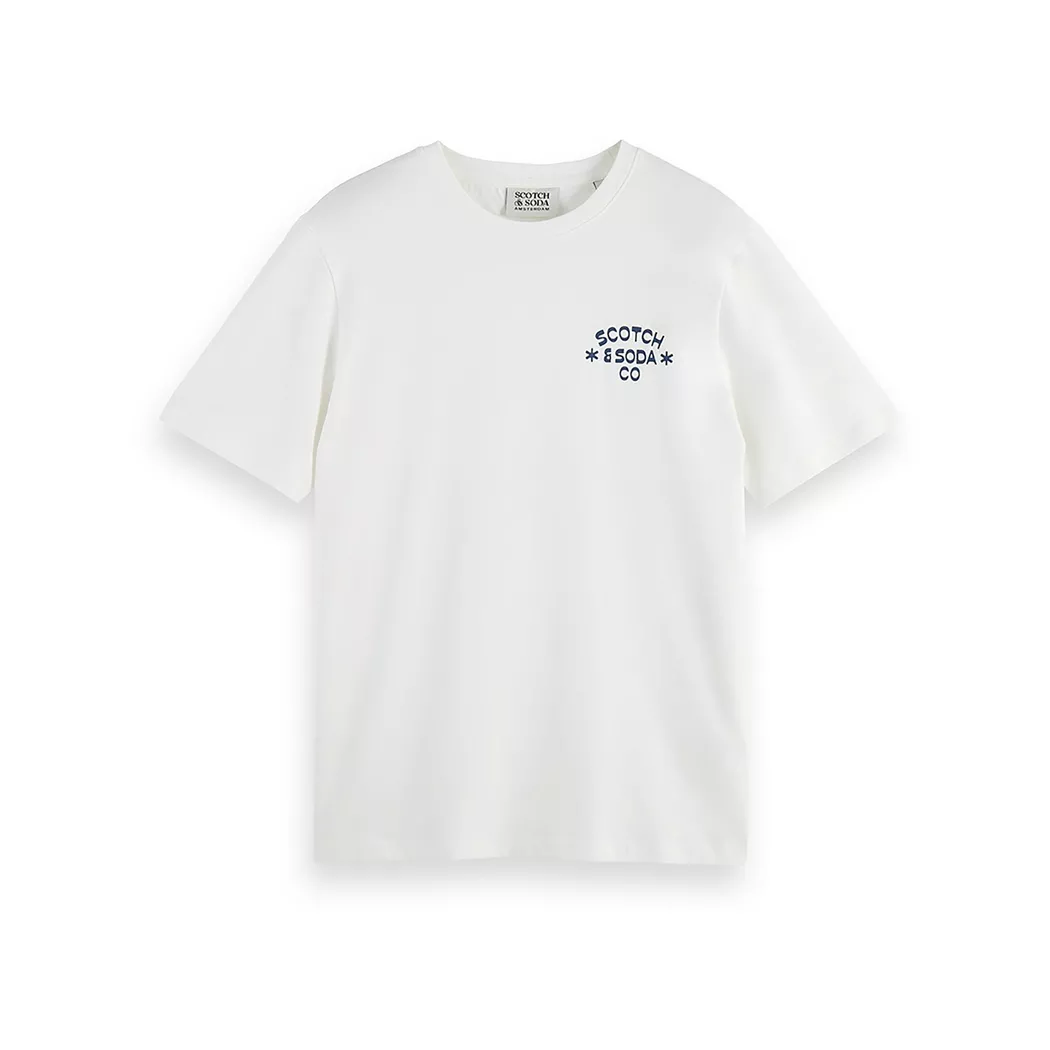 Scotch & Soda T-shirt à Manches Courtes 182290 Bright White L Homme