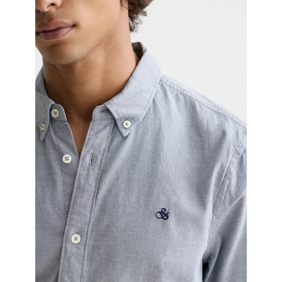 Scotch & Soda Chemise à Manches Longues Button-Down  