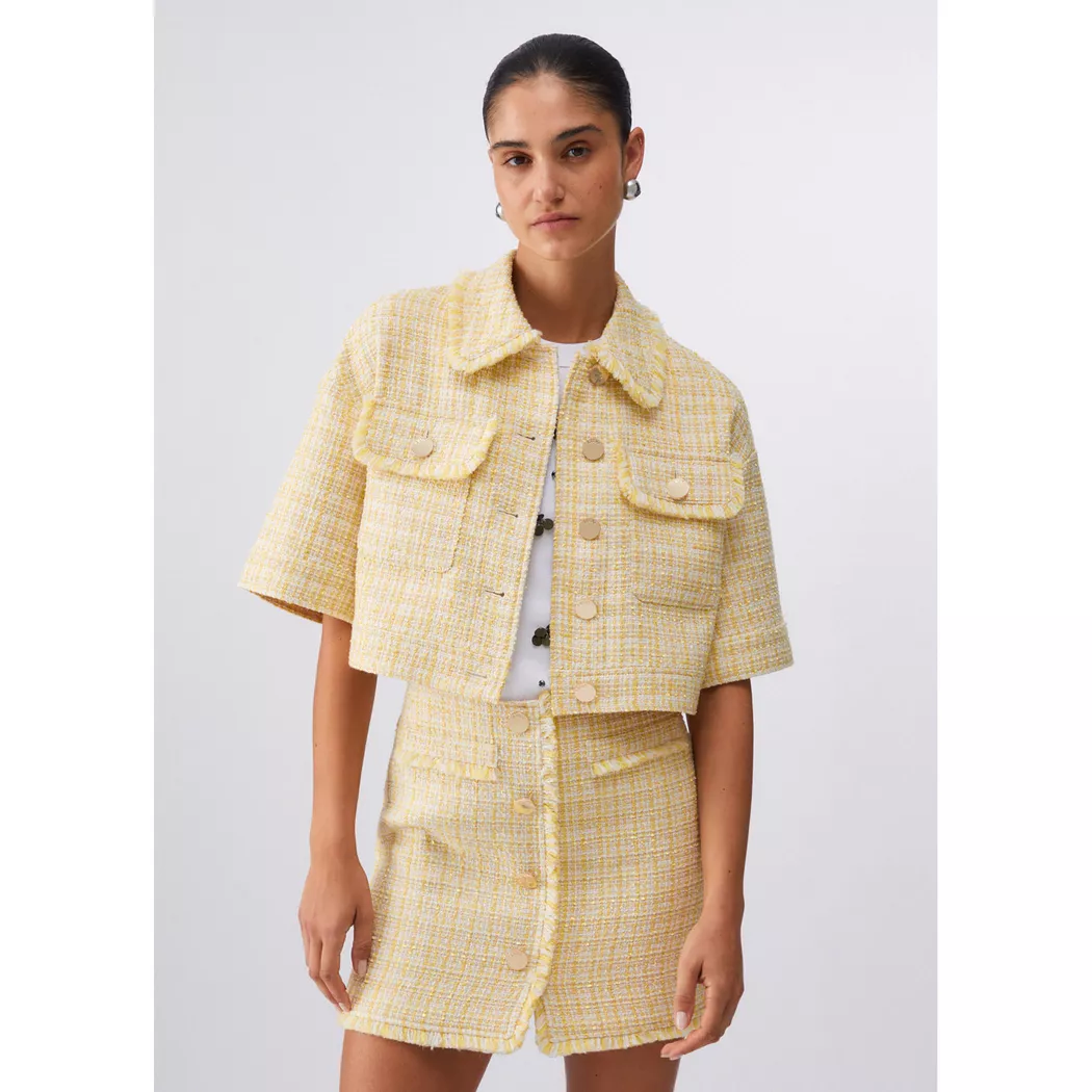 LIU JO - Blazer, für Damen, Gelb, Größe 38CH/44IT