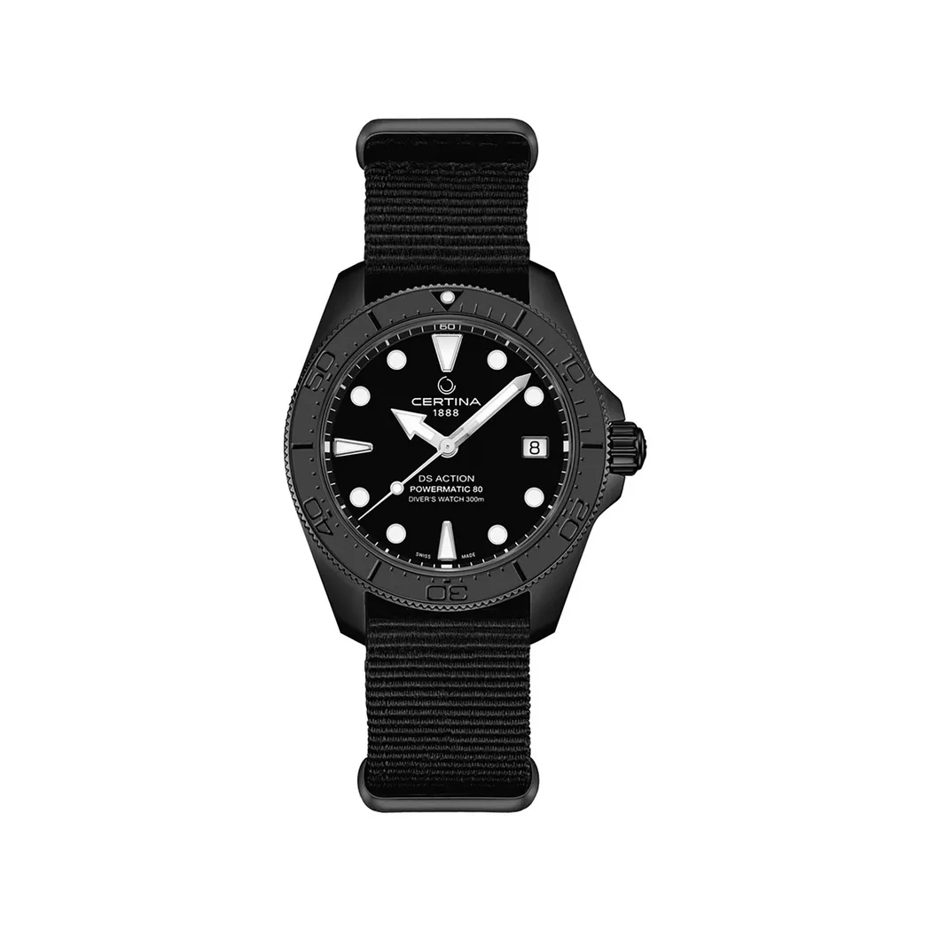 Certina - Automatikuhr, DS Action, 38mm, Black