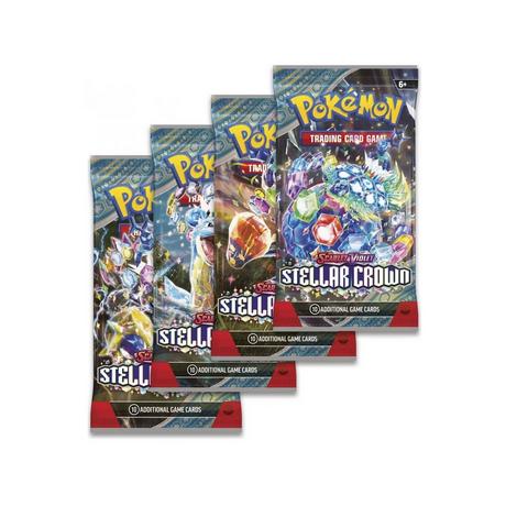 Pokémon  Scarlet & Violet Stellar Crown Booster Pack, inglese, modelli assortiti 