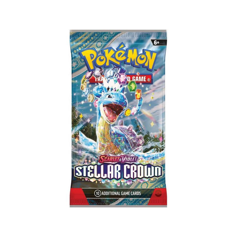 Pokémon  Scarlet & Violet Stellar Crown Booster Pack, anglais, assortiment aléatoire 