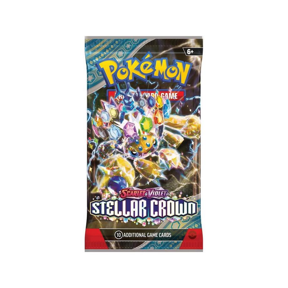 Pokémon  Scarlet & Violet Stellar Crown Booster Pack, anglais, assortiment aléatoire 