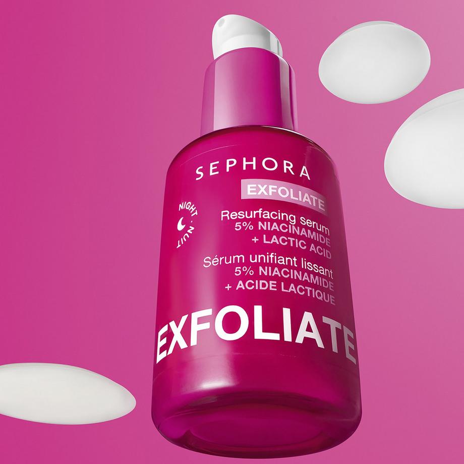SEPHORA  EXFOLIATE - GLÄTTENDES SERUM MIT 5 % NIACINAMID + MILCHSÄURE 