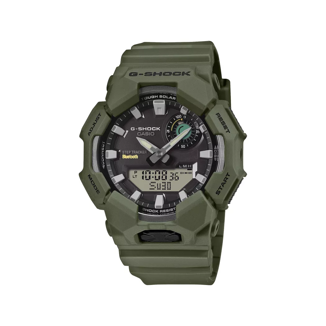 CASIO - Montre multifonctions, G-SHOCK Classic, 52mm, Vert