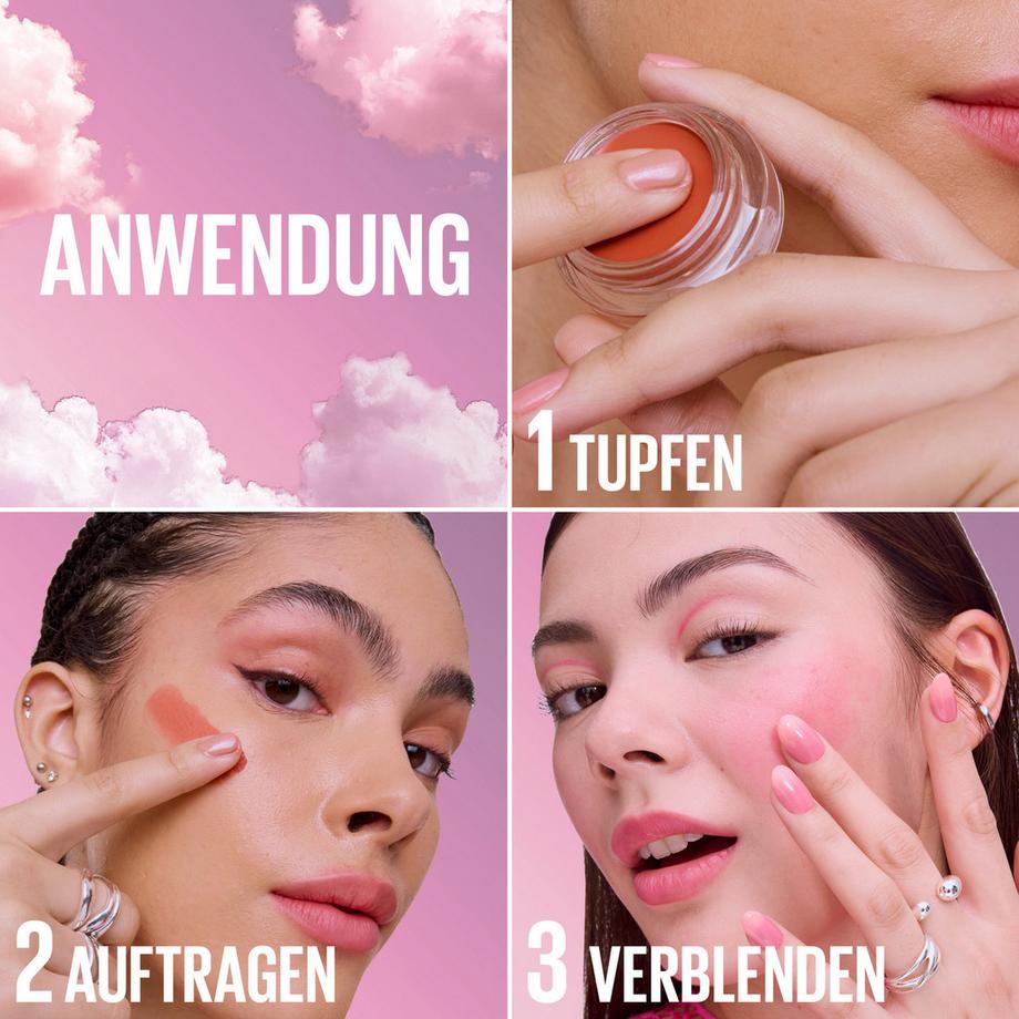 MAYBELLINE  Cloudtopia Blush Mousse per guance e labbra 