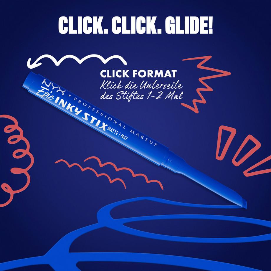 NYX-PROFESSIONAL-MAKEUP  Epic Inky Stix Cream Gel-Eyeliner Waterproof  