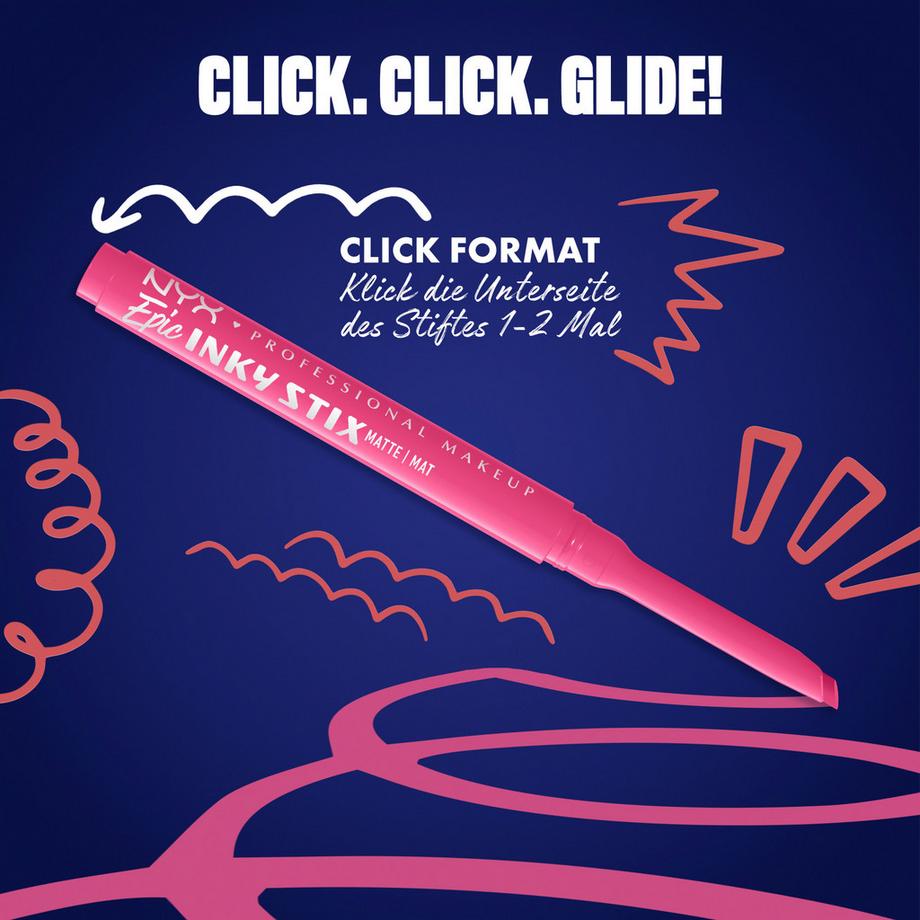 NYX-PROFESSIONAL-MAKEUP  Epic Inky Stix Cream Gel-Eyeliner Waterproof  