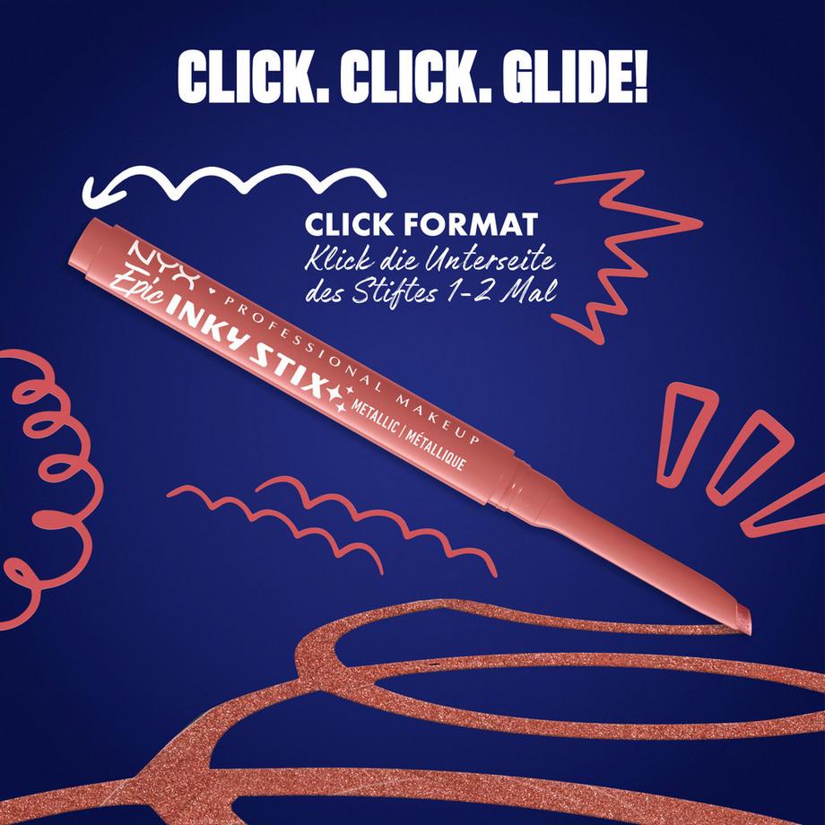 NYX-PROFESSIONAL-MAKEUP  Epic Inky Stix Cream Gel-Eyeliner Waterproof  