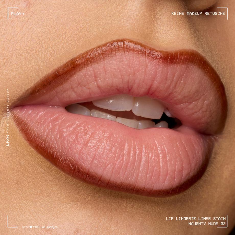 NYX-PROFESSIONAL-MAKEUP  Lip Lingerie Lip Liner Stain Seamless All Day Stain Waterproof 