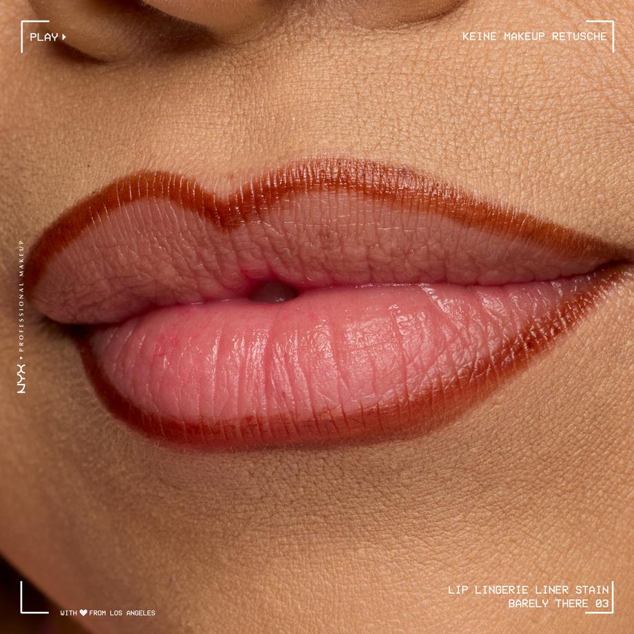 NYX-PROFESSIONAL-MAKEUP  Lip Lingerie Lip Liner Stain Seamless All Day Stain Waterproof 