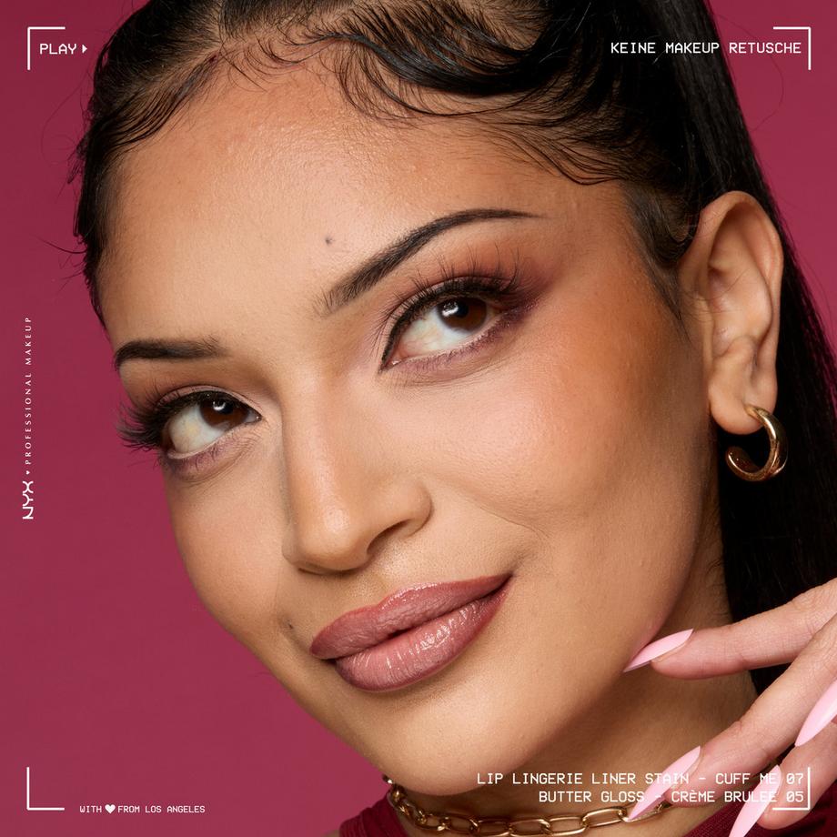 NYX-PROFESSIONAL-MAKEUP  Lip Lingerie Lip Liner Stain Seamless All Day Stain Waterproof 