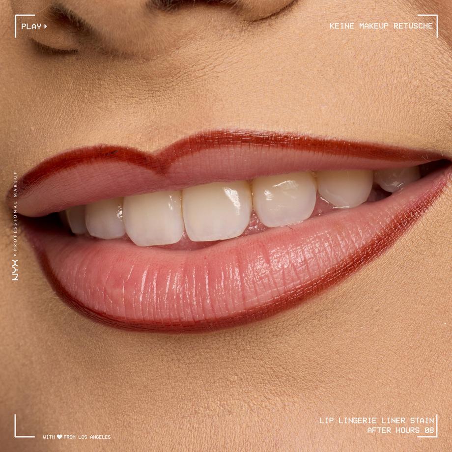 NYX-PROFESSIONAL-MAKEUP  Lip Lingerie Lip Liner Stain Seamless All Day Stain Waterproof 