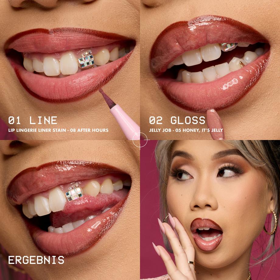 NYX-PROFESSIONAL-MAKEUP  Lip Lingerie Lip Liner Stain Seamless All Day Stain Waterproof 