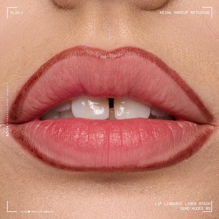 NYX-PROFESSIONAL-MAKEUP  Lip Lingerie Lip Liner Stain Seamless All Day Stain Waterproof 