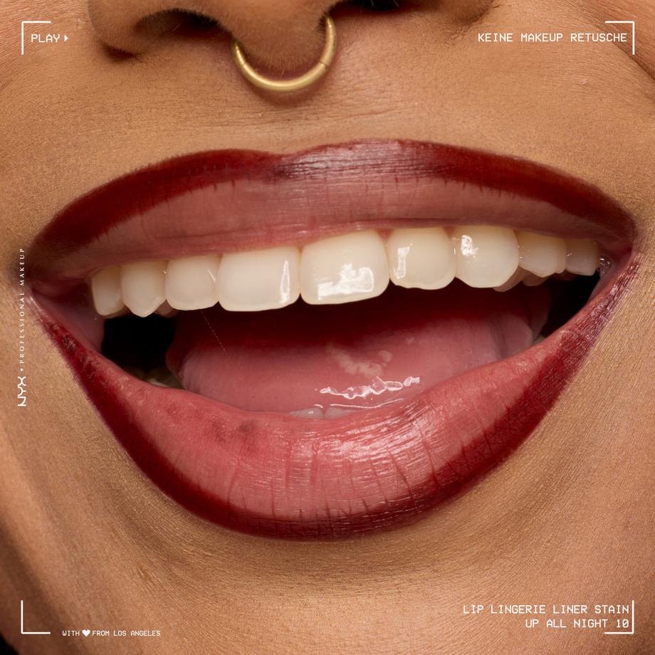 NYX-PROFESSIONAL-MAKEUP  Lip Lingerie Lip Liner Stain Seamless All Day Stain Waterproof 