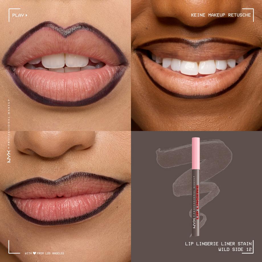 NYX-PROFESSIONAL-MAKEUP  Lip Lingerie Lip Liner Stain Seamless All Day Stain Waterproof 