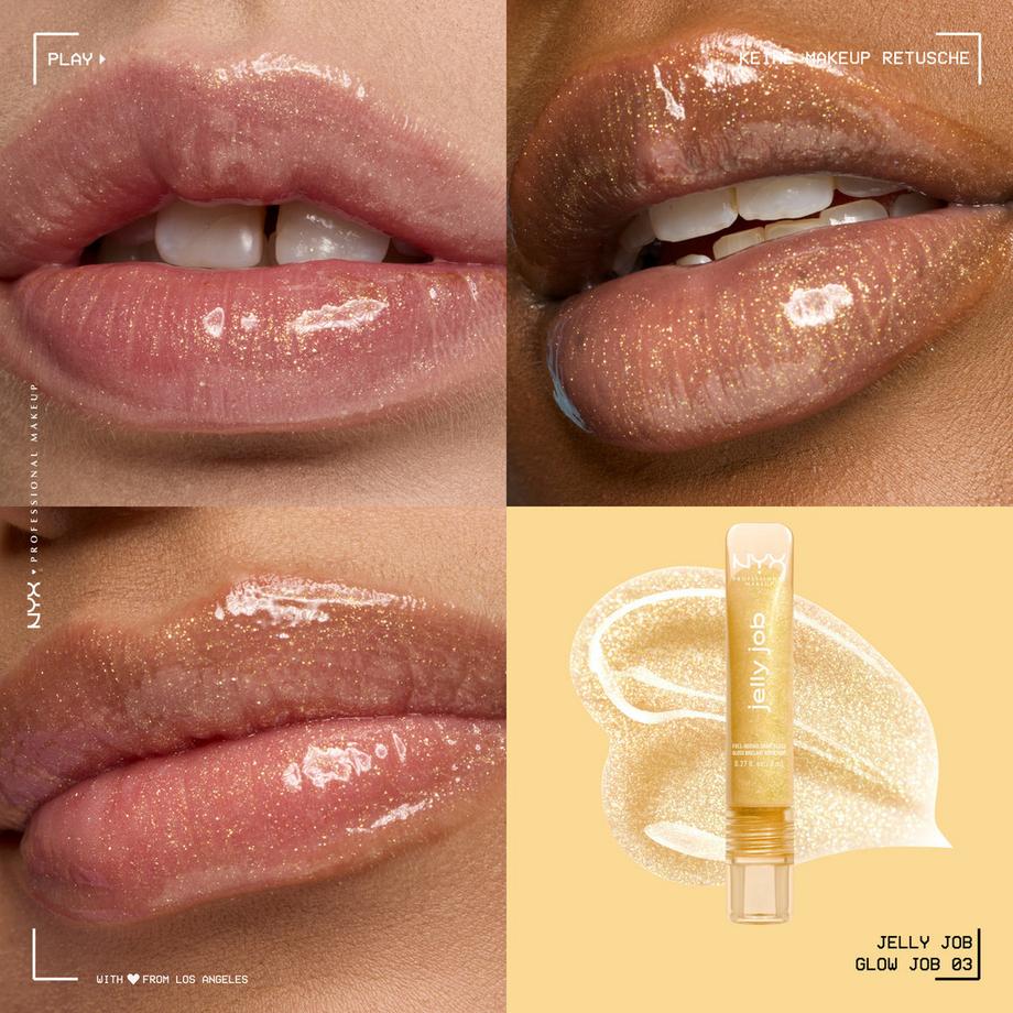 NYX-PROFESSIONAL-MAKEUP  Jelly Job Peptide Infused Jelly Gloss  