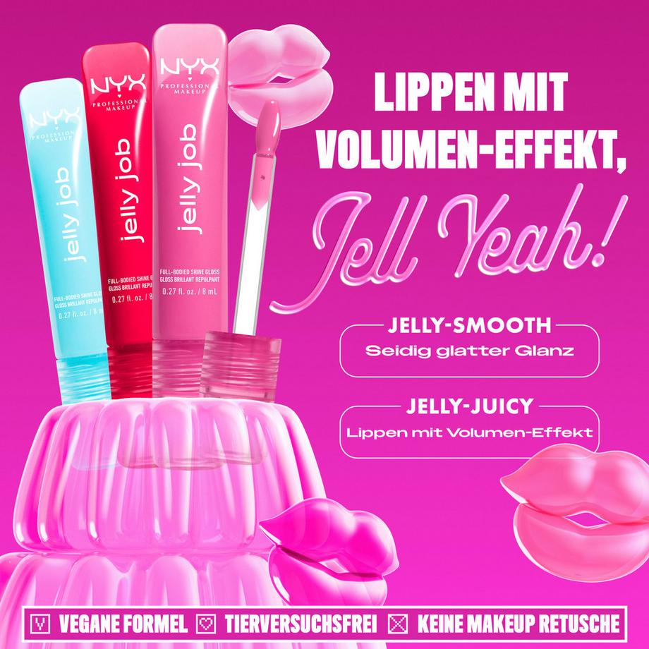 NYX-PROFESSIONAL-MAKEUP  Jelly Job Peptide Infused Jelly Gloss  