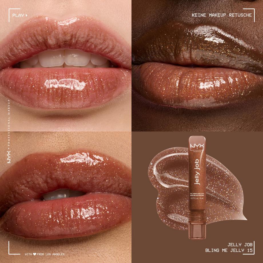 NYX-PROFESSIONAL-MAKEUP  Jelly Job Peptide Infused Jelly Gloss  