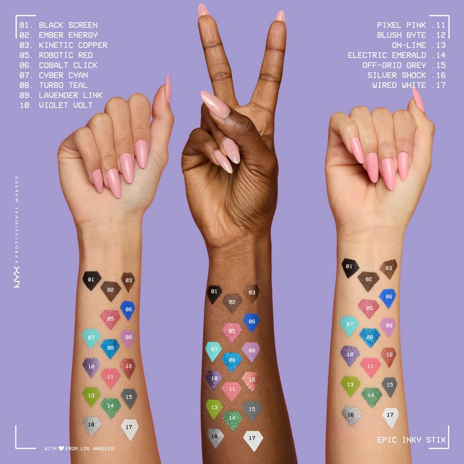 NYX-PROFESSIONAL-MAKEUP  Epic Inky Stix Cream Gel-Eyeliner Waterproof  