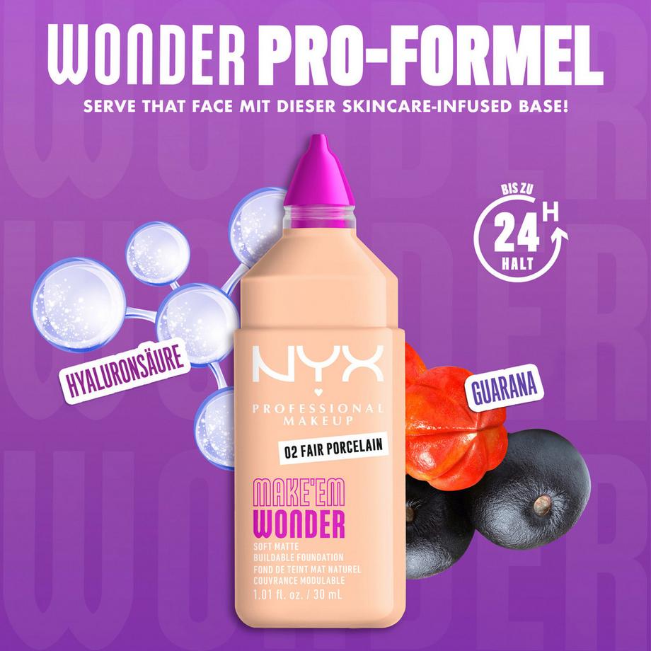 NYX-PROFESSIONAL-MAKEUP  Make 'EM Wonder Foundation  