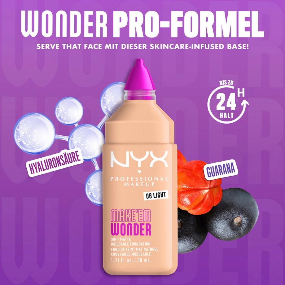 NYX-PROFESSIONAL-MAKEUP  Make 'EM Wonder Foundation  