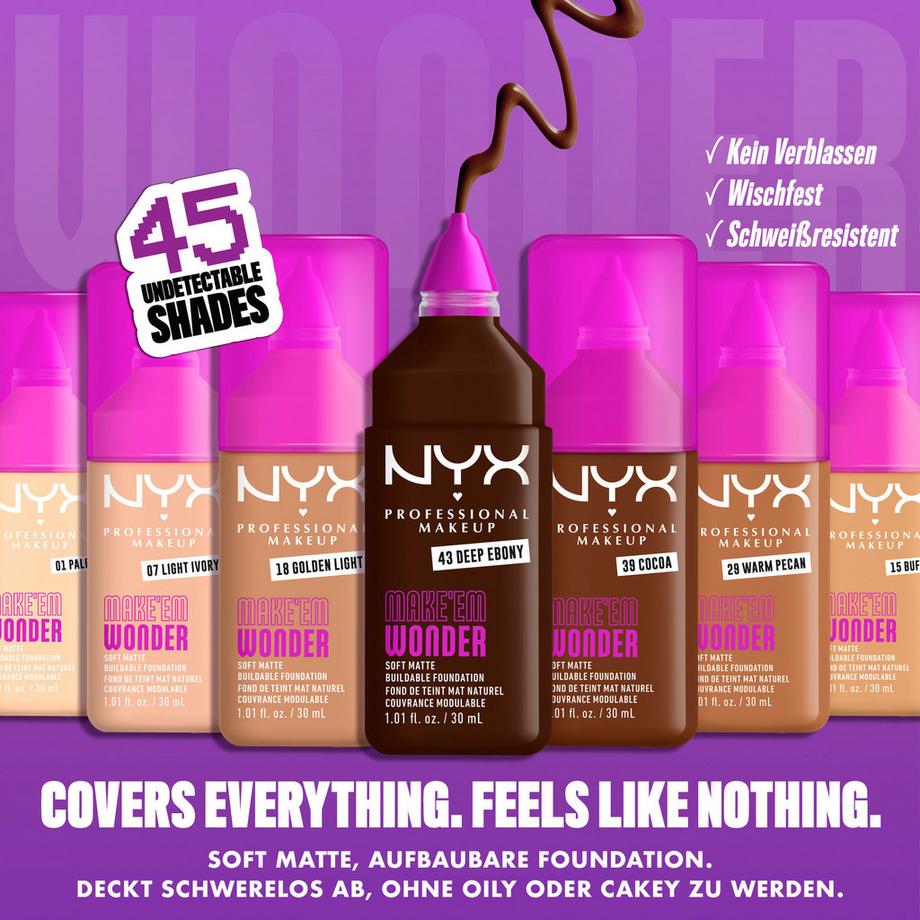 NYX-PROFESSIONAL-MAKEUP  Make 'EM Wonder Foundation  