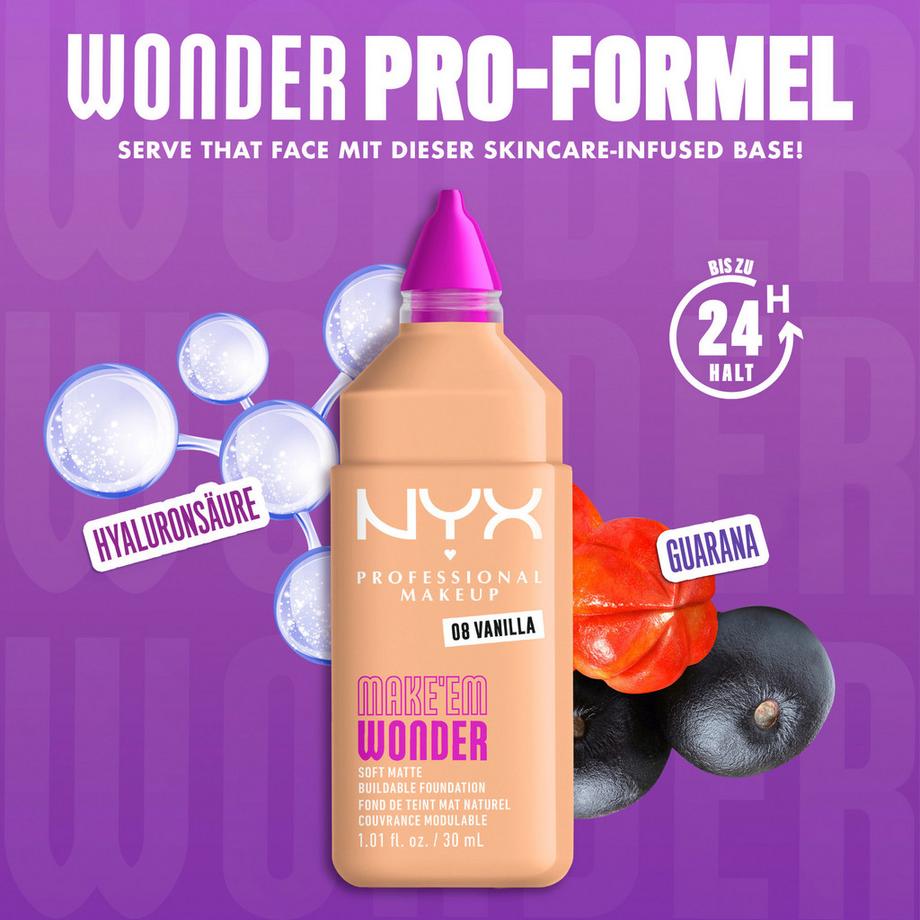 NYX-PROFESSIONAL-MAKEUP  Make 'EM Wonder Foundation  