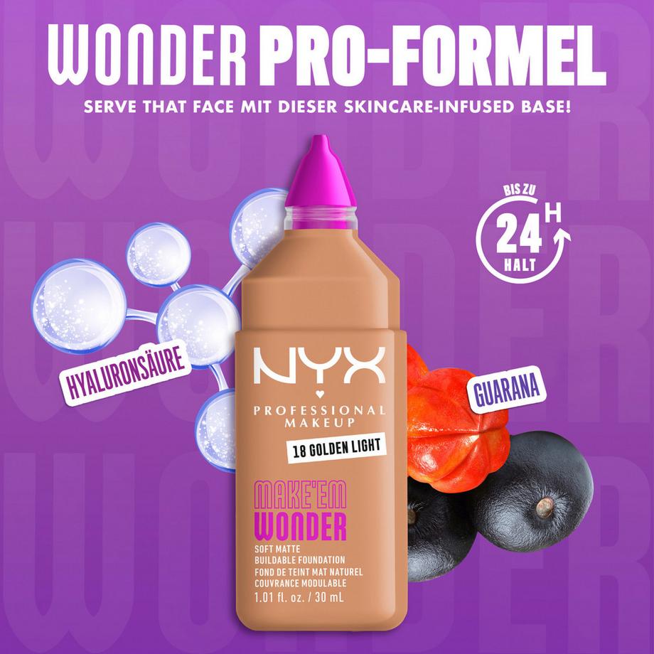 NYX-PROFESSIONAL-MAKEUP  Make 'EM Wonder Foundation  