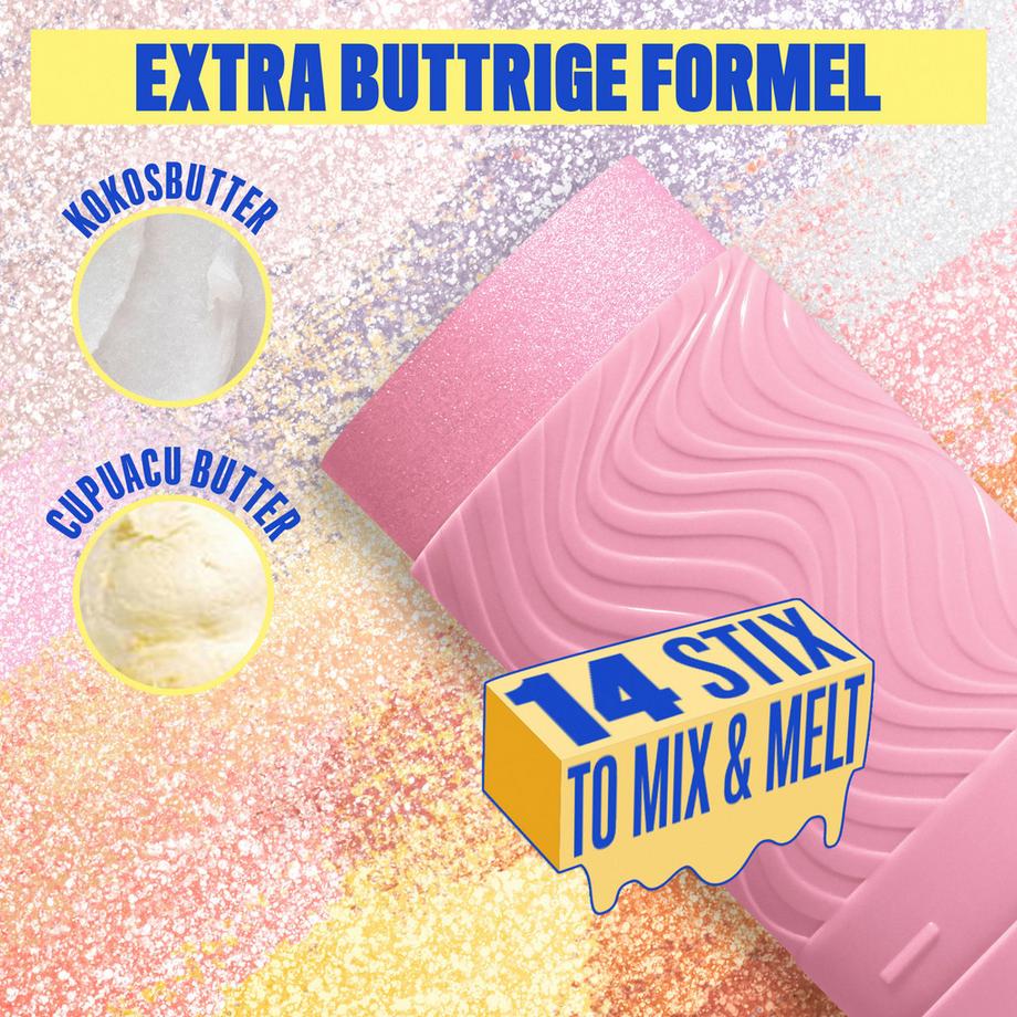 NYX-PROFESSIONAL-MAKEUP  Buttermelt Stix Glow Boosting Stix bis zu 8h Halt  