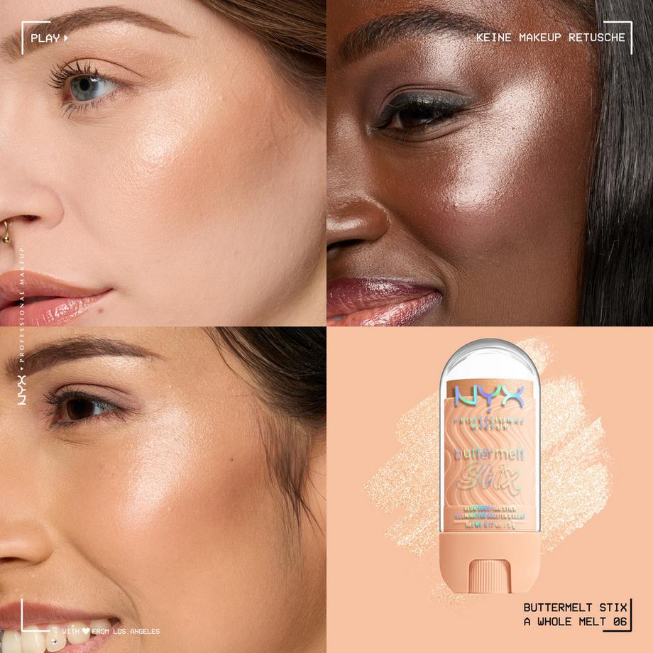 NYX-PROFESSIONAL-MAKEUP  Buttermelt Stix Glow Boosting Stix 